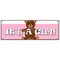 Signmission ITS A GIRL! BANNER SIGN birth pregnant hospital welcome home B-72 Its A Girl - alternate 1